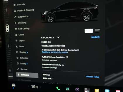 used 2022 Tesla Model X car, priced at $85,900