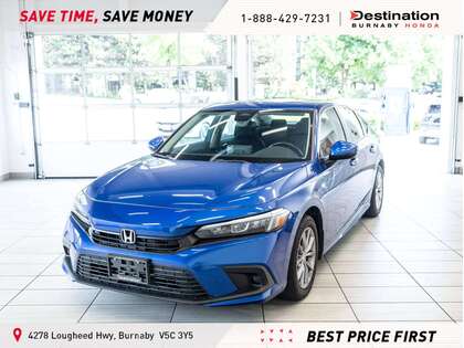 AEGEAN BLUE METALLIC 2022 Honda Civic Sedan Front-Wheel Drive Automatic
