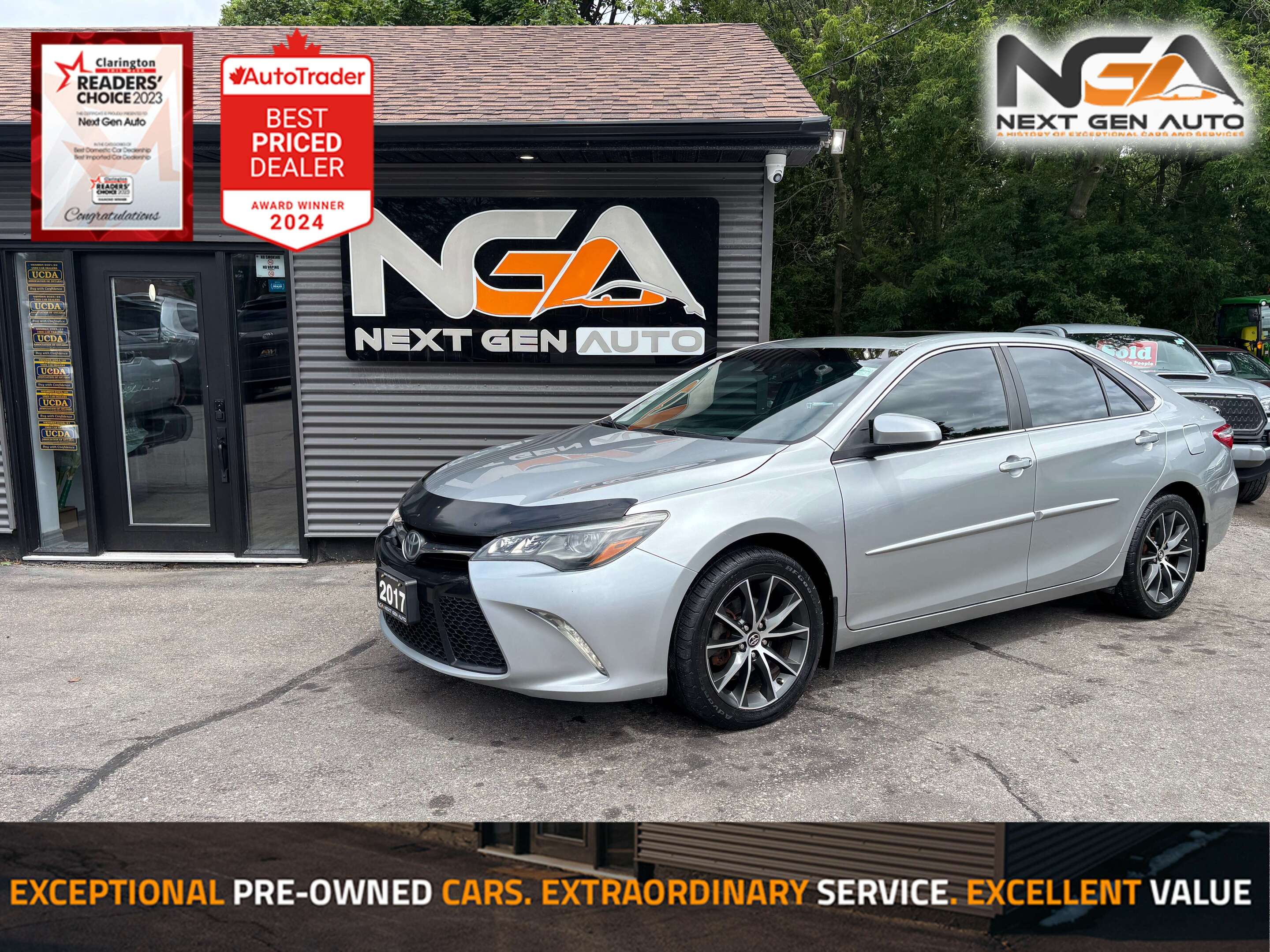 Silver 2017 Toyota Camry Sedan Front-Wheel Drive