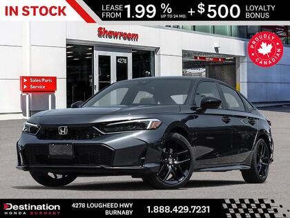 Gray (METEOROID GREY METALLIC) 2026 Honda Civic Hybrid Sedan Front-Wheel Drive Automatic