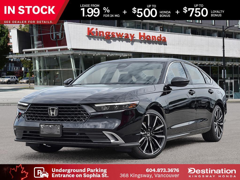 Crystal Black Pearl 2026 Honda Accord Hybrid Sedan Front-Wheel Drive Automatic