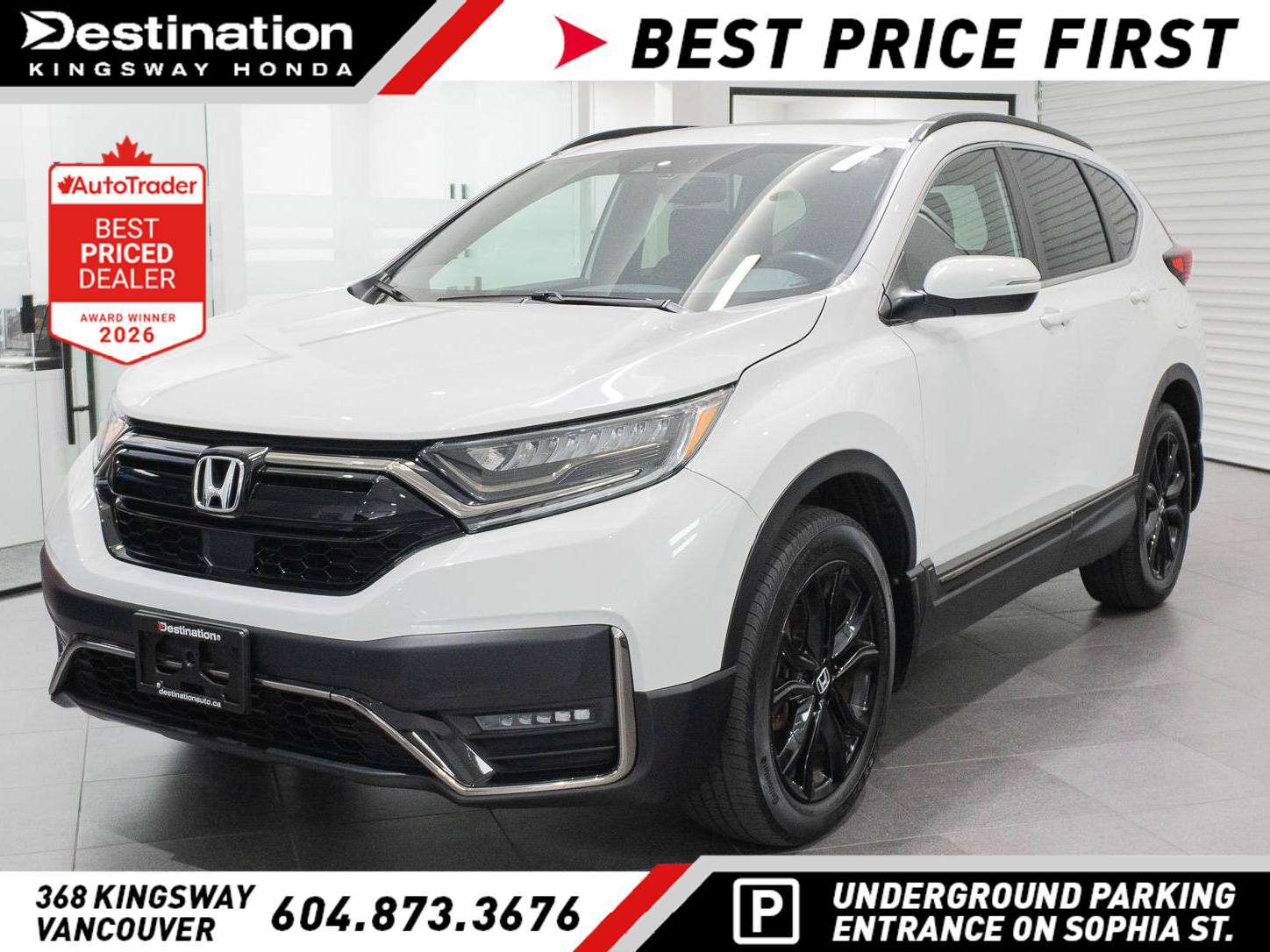 Platinum White Pearl 2021 Honda CR-V SUV / Crossover All-Wheel Drive Automatic