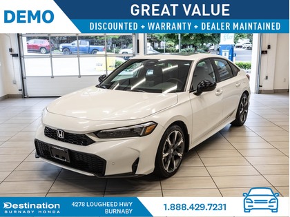 PLATINUM WHITE PEARL 2026 Honda Civic Hybrid Sedan Front-Wheel Drive Automatic