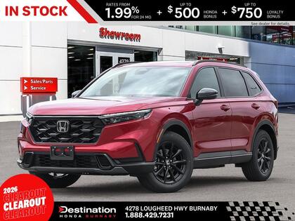 RADIANT RED METALLIC 2026 Honda CR-V Hybrid SUV / Crossover All-Wheel Drive Automatic
