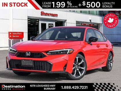 RALLYE RED 2026 Honda Civic Hybrid Sedan Front-Wheel Drive Automatic