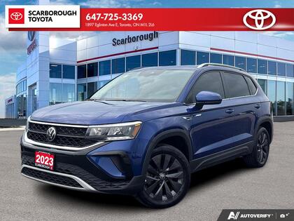 used 2023 Volkswagen Taos car, priced at $21,825