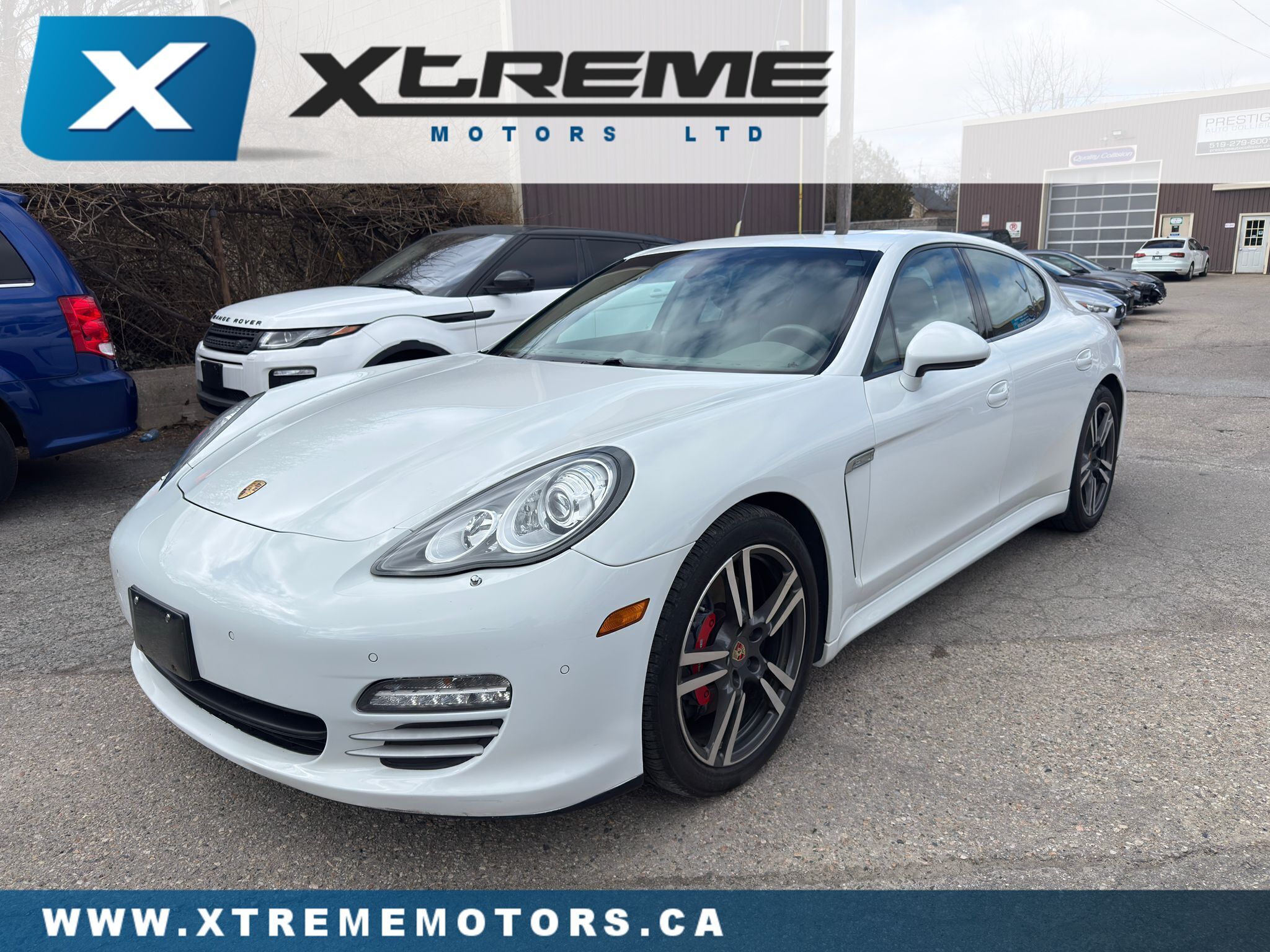 White 2013 Porsche Panamera Sedan All-Wheel Drive Automatic
