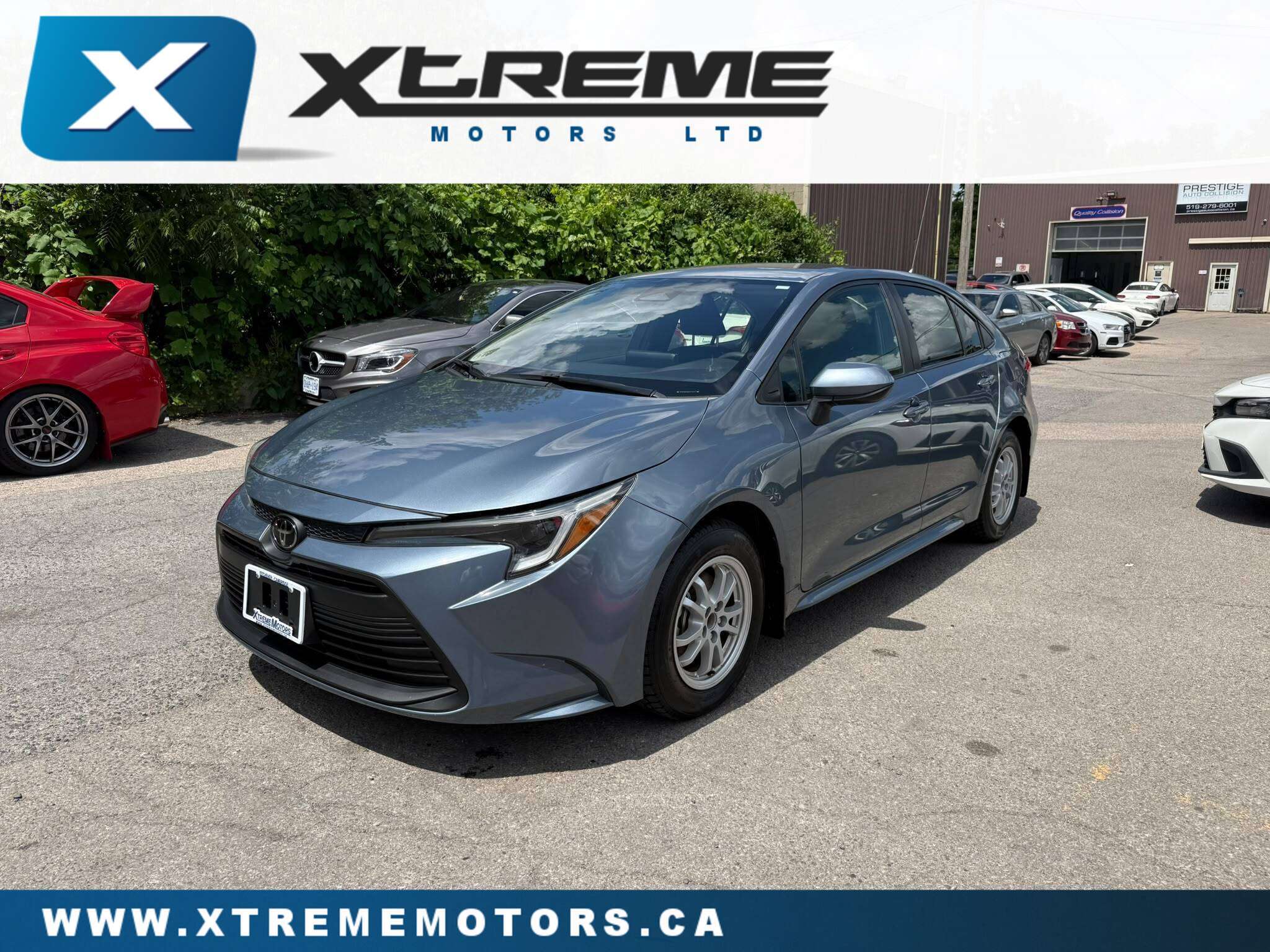 Silver 2024 Toyota Corolla Hybrid Sedan Front-Wheel Drive Continuously Variable Transmission