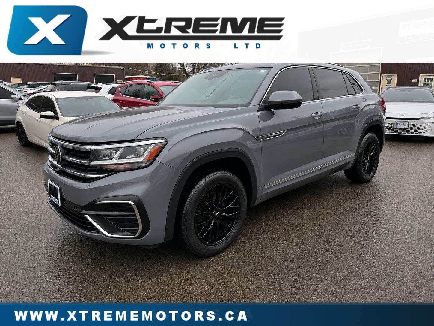 Gray 2020 Volkswagen Atlas Cross Sport SUV / Crossover All-Wheel Drive Automatic