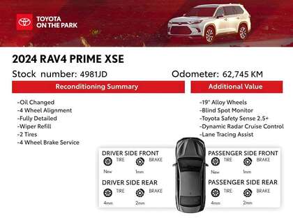 used 2024 Toyota RAV4 Prime car, priced at $46,995