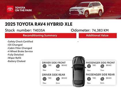 used 2025 Toyota RAV4 car, priced at $38,777