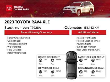 used 2023 Toyota RAV4 car, priced at $29,777
