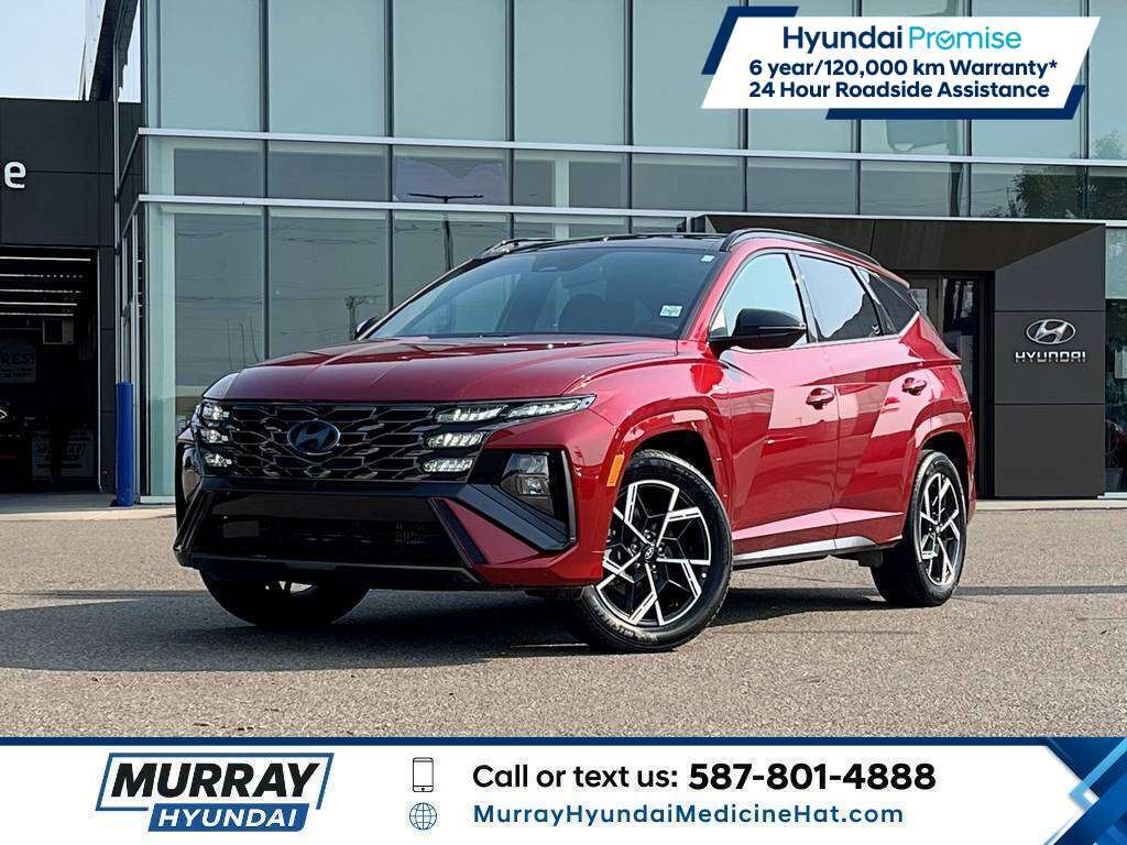 Ultimate Red 2026 Hyundai Tucson Hybrid SUV / Crossover 6-Speed Automatic