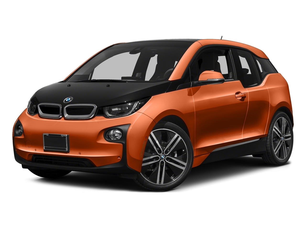 Orange 2015 BMW i3 Wagon Rear-Wheel Drive Automatic