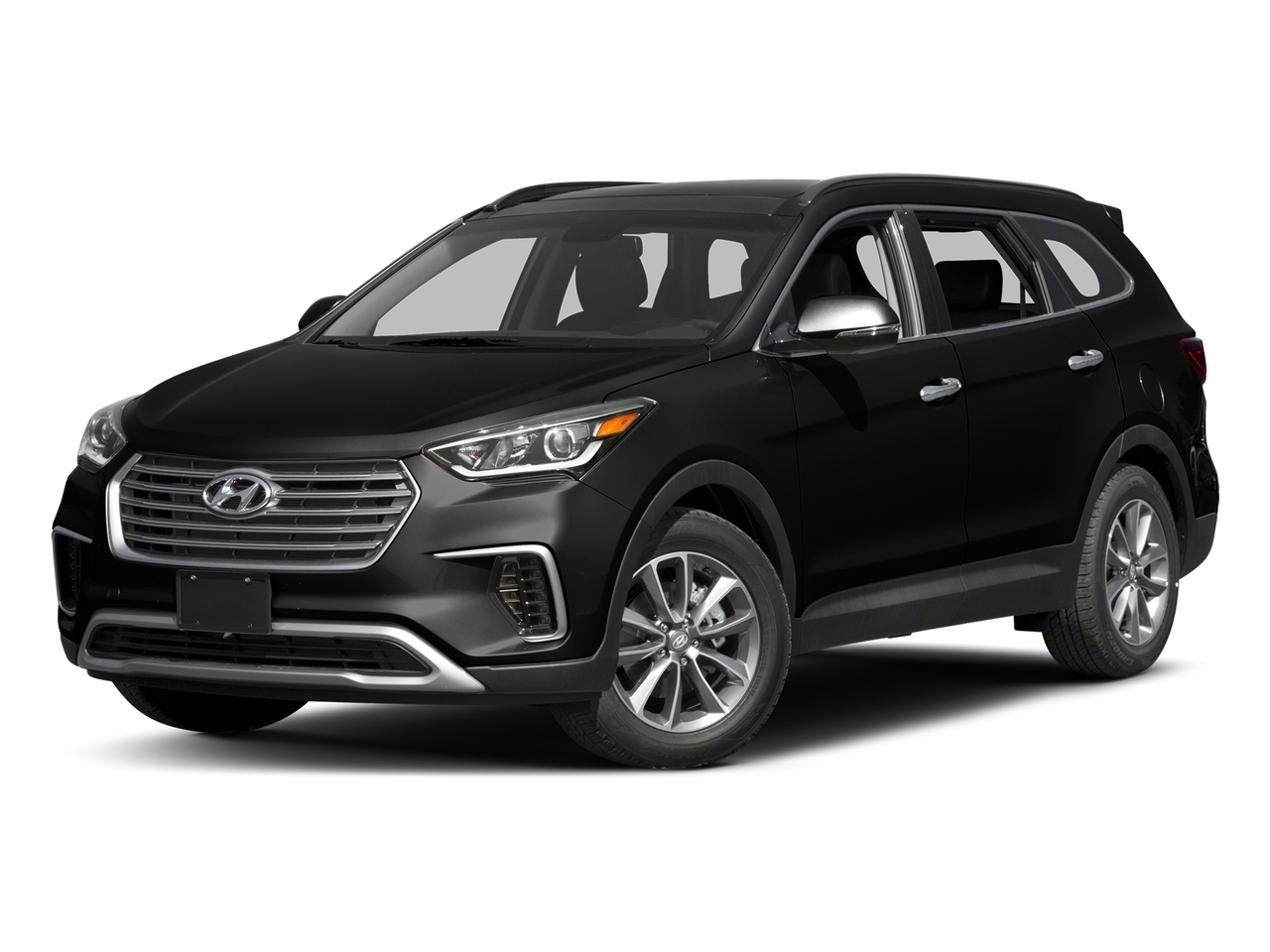 Black 2017 Hyundai Santa Fe XL SUV / Crossover All-Wheel Drive 6-Speed Automatic