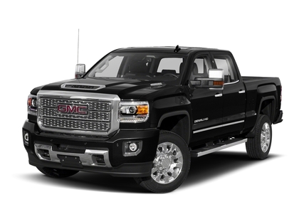 Black 2018 GMC Sierra 2500HD Denali Crew Cab SB 4WD Pickup Truck Four-Wheel Drive 6-Speed Automatic