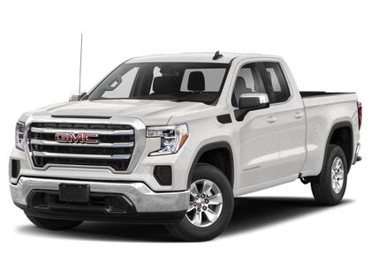 White 2019 GMC Sierra 1500 Elevation Double Cab 4WD Pickup Truck Four-Wheel Drive Automatic