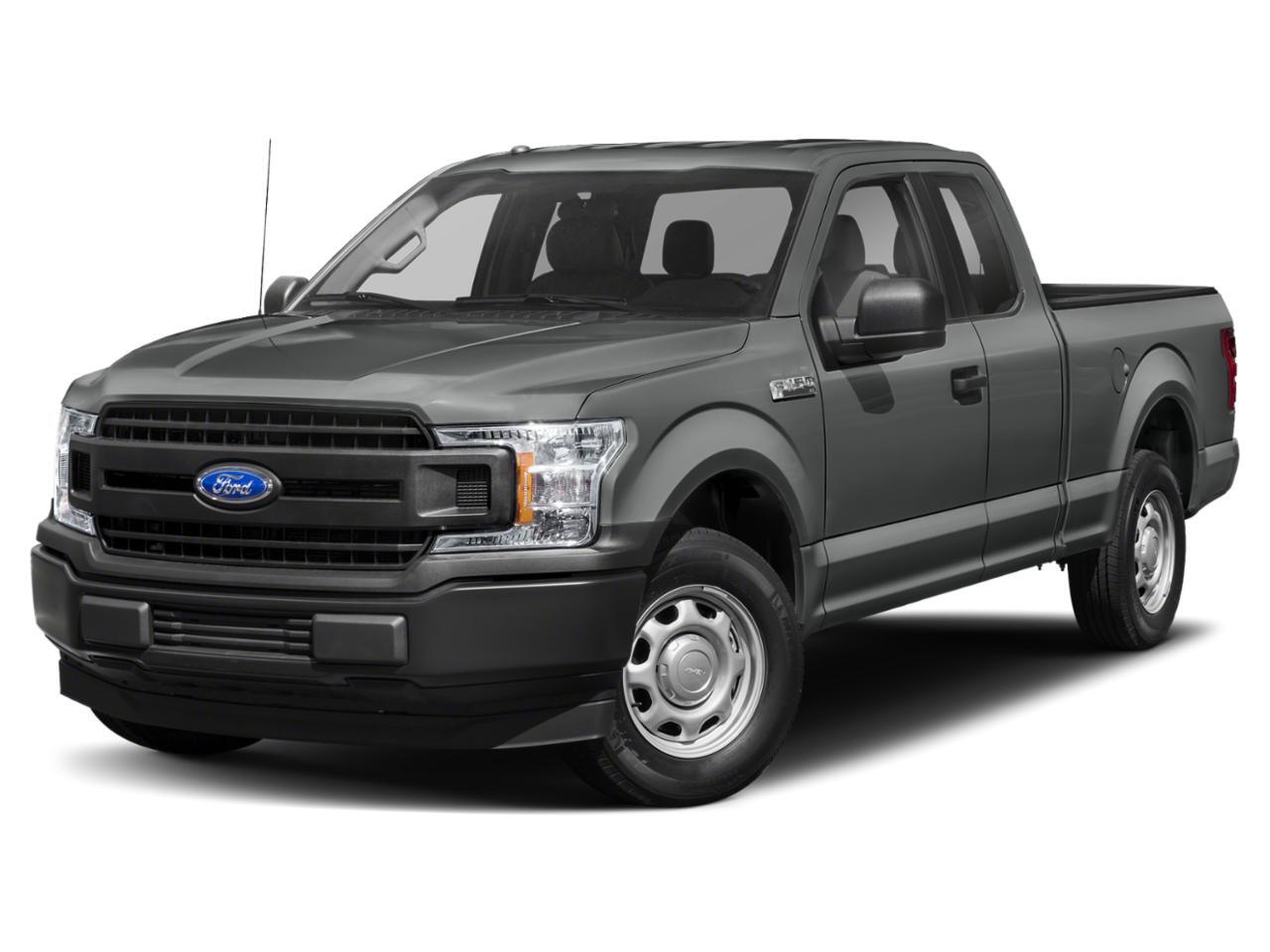 Gray 2019 Ford F-150 XLT SuperCab 4WD Pickup Truck Four-Wheel Drive Automatic