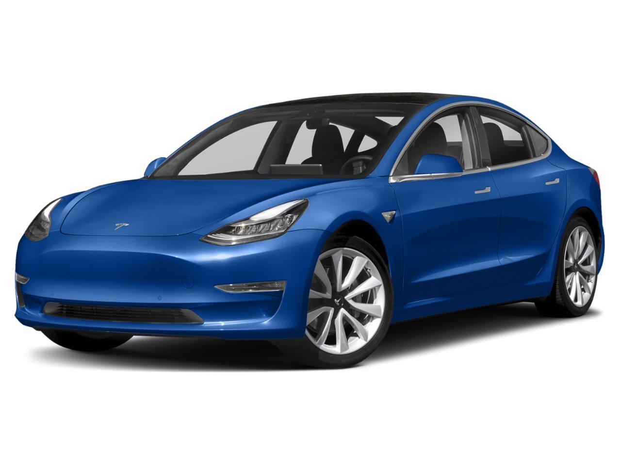 Blue 2020 Tesla Model 3 Standard Range Plus RWD Sedan Rear-Wheel Drive 1-Speed Automatic