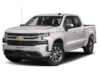 White 2020 Chevrolet Silverado 1500 LT Trail Boss Crew Cab 4WD Pickup Truck Four-Wheel Drive Automatic