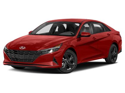 Red 2021 Hyundai Elantra Preferred FWD Sedan Continuously Variable Transmission