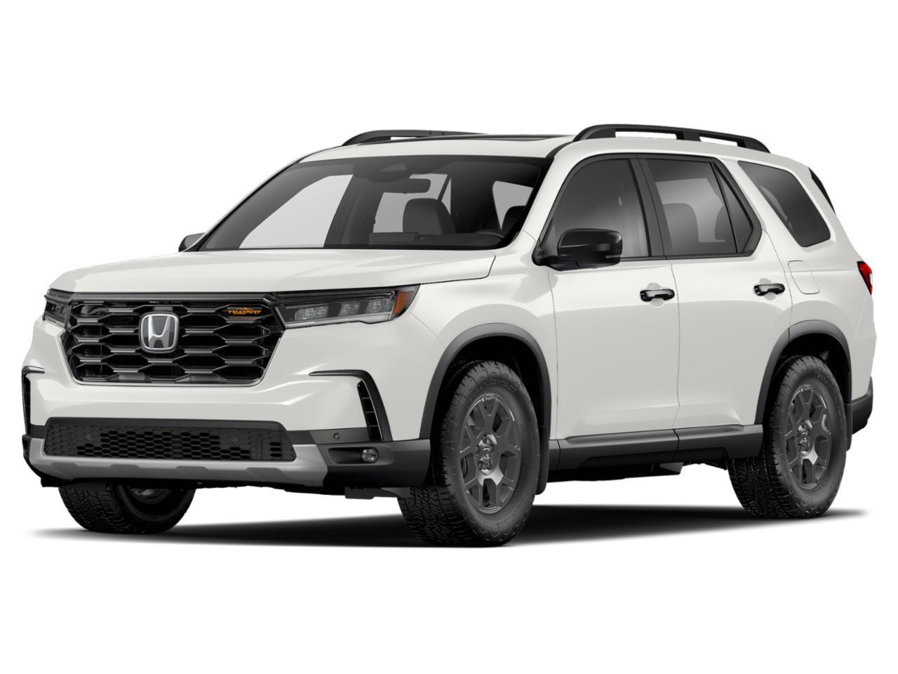 Platinum White Pearl 2023 Honda Pilot TrailSport AWD SUV / Crossover All-Wheel Drive Automatic
