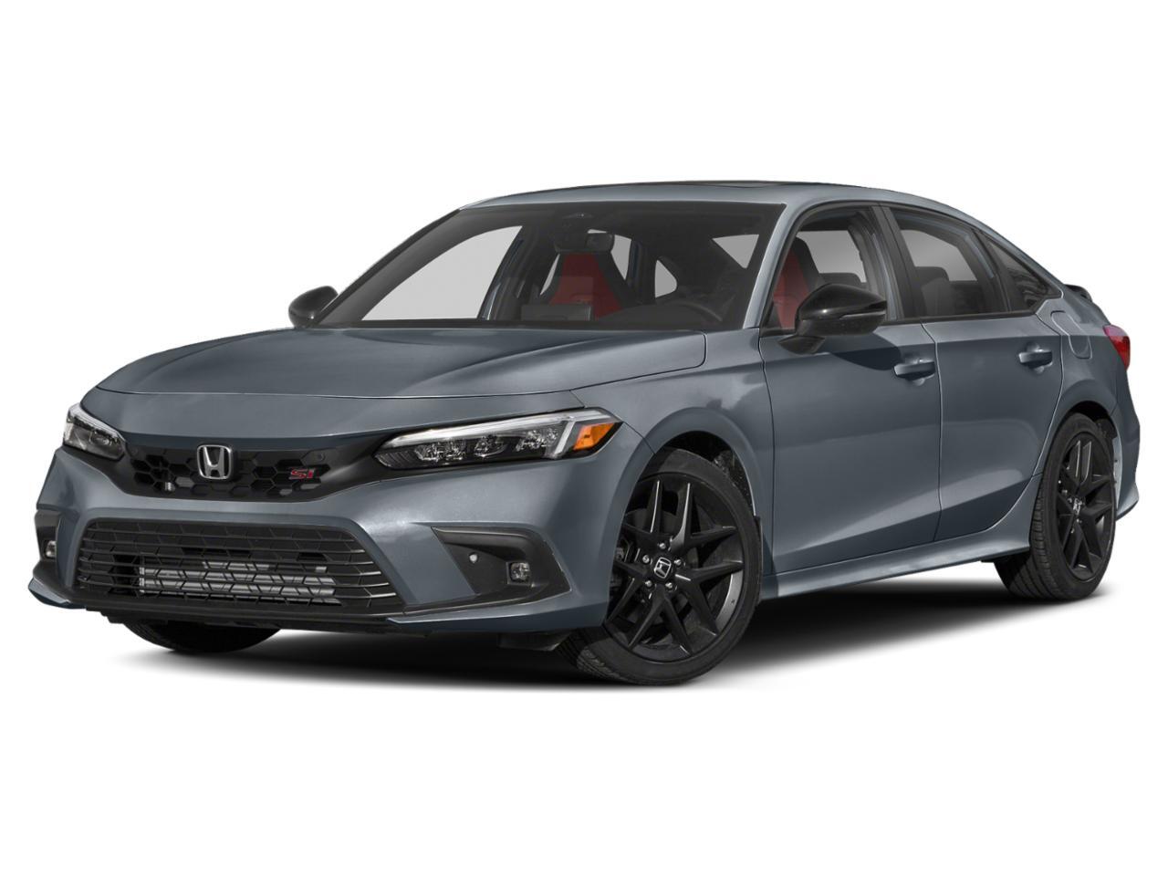 Gray 2023 Honda Civic Si FWD Sedan Front-Wheel Drive 6-Speed Manual