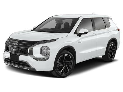 White 2023 Mitsubishi Outlander Hybrid Plug-in GT S-AWC SUV / Crossover 1-Speed Automatic