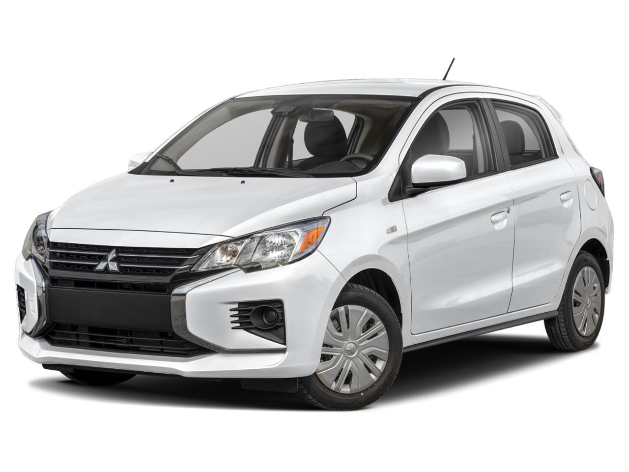 White 2024 Mitsubishi Mirage ES FWD Hatchback Front-Wheel Drive Automatic
