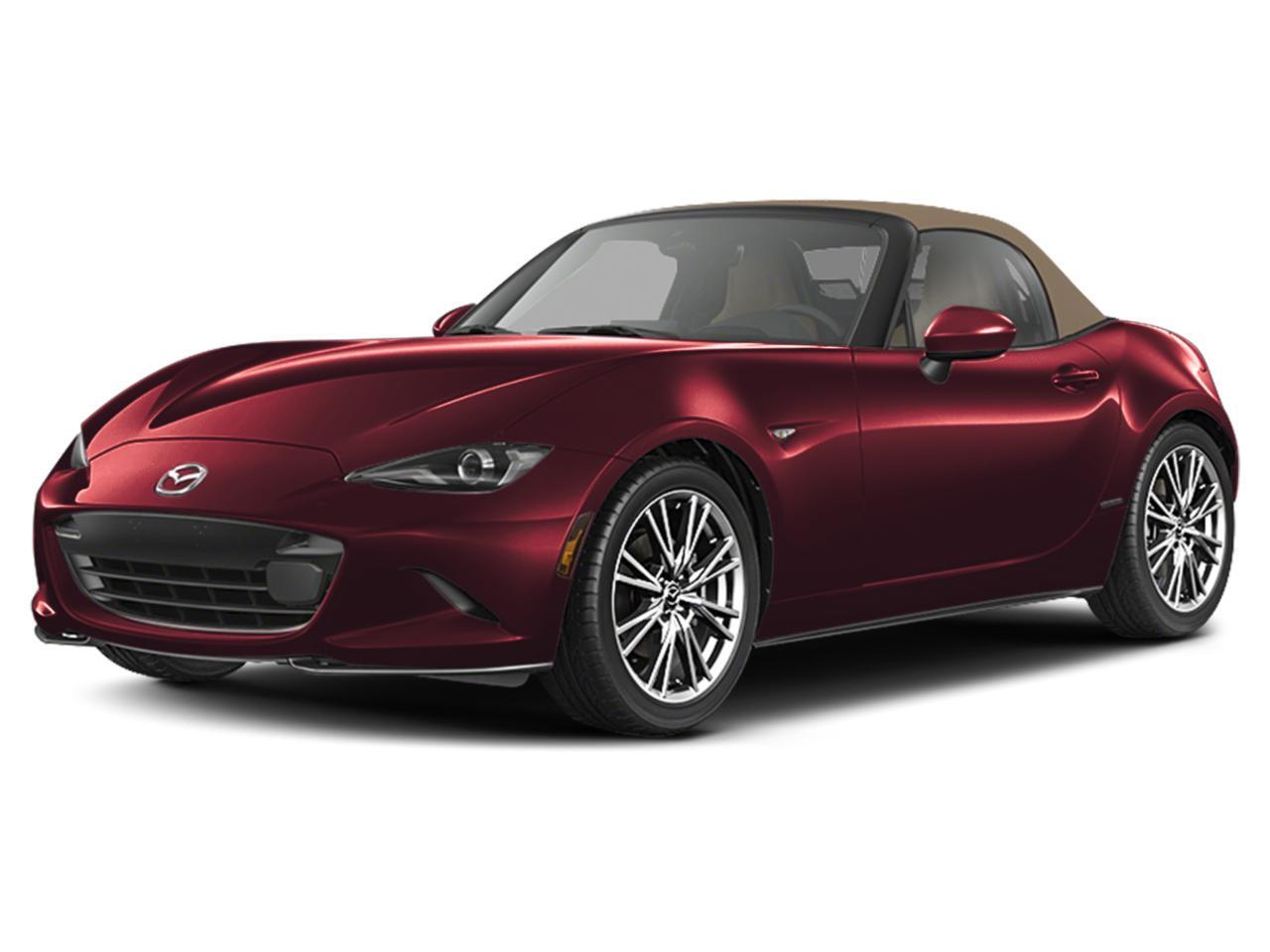 Red 2025 Mazda MX-5 Miata 35th Anniversary Edition RWD Convertible Rear-Wheel Drive 6-Speed Manual