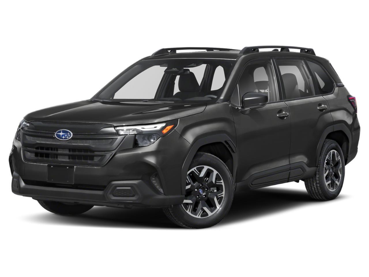 Black 2025 Subaru Forester Convenience Crossover AWD SUV / Crossover Continuously Variable Transmission