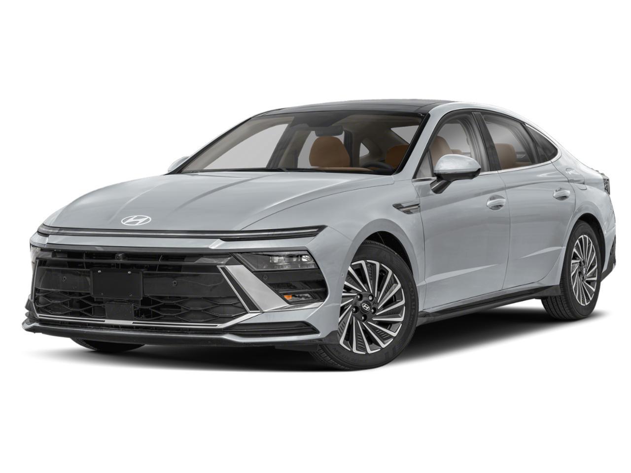 Silver 2026 Hyundai Sonata Hybrid Preferred-Trend FWD Sedan 6-Speed Automatic