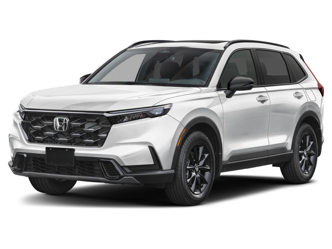 White 2026 Honda CR-V Hybrid Sport AWD SUV / Crossover All-Wheel Drive Continuously Variable Transmission
