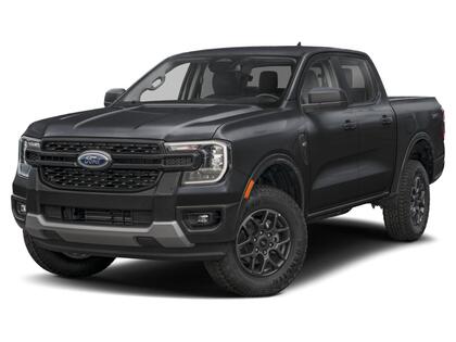 Black 2026 Ford Ranger Pickup Truck Four-Wheel Drive Automatic