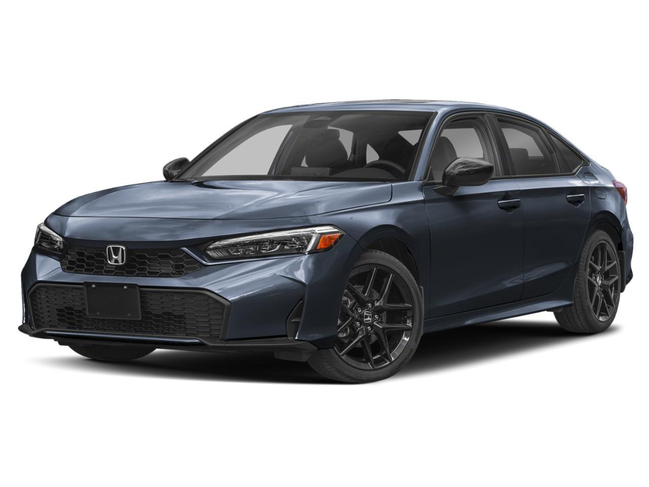 Gray 2026 Honda Civic Hybrid Sport Sedan FWD Sedan Front-Wheel Drive Continuously Variable Transmission