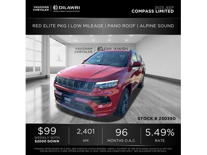 used 2023 Jeep Compass car, priced at $35,994