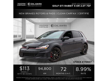 used 2019 Volkswagen Golf GTI car, priced at $24,712