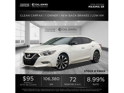 used 2018 Nissan Maxima car, priced at $20,412