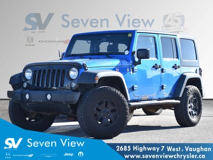 used 2015 Jeep Wrangler Unlimited car, priced at $16,710