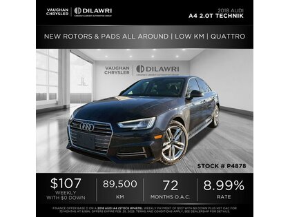 used 2018 Audi A4 car, priced at $25,541