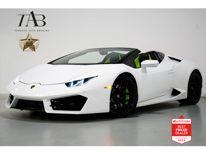 used 2017 Lamborghini Huracan Spyder car, priced at $256,900