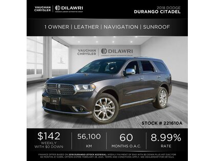 used 2018 Dodge Durango car, priced at $27,333