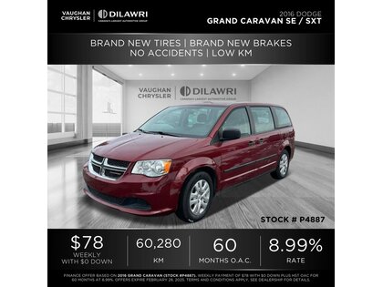 used 2016 Dodge Grand Caravan car, priced at $15,957