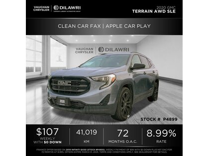 used 2020 GMC Terrain car, priced at $25,798