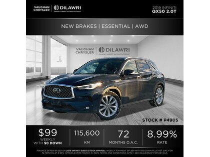 used 2019 INFINITI QX50 car, priced at $22,700