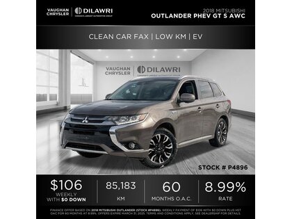 used 2018 Mitsubishi Outlander PHEV car, priced at $22,235