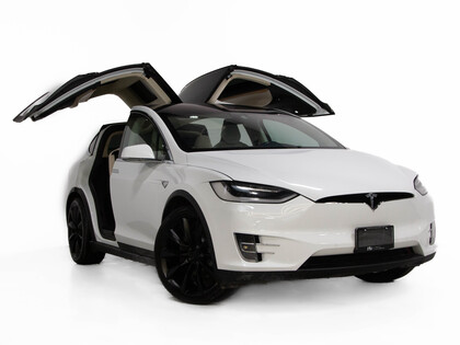 used 2018 Tesla Model X car, priced at $51,900