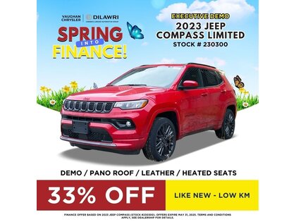 used 2023 Jeep Compass car, priced at $36,000
