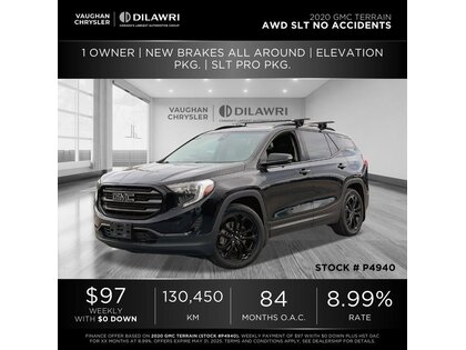 used 2020 GMC Terrain car, priced at $24,692