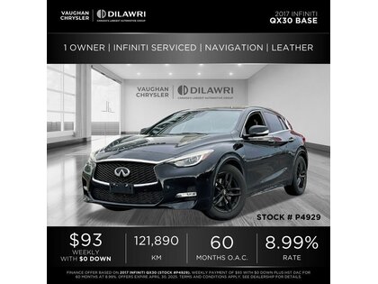 used 2017 INFINITI QX30 car, priced at $16,870